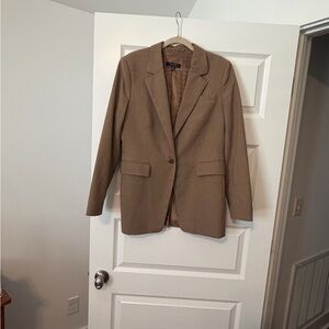 Banana Republic Women's Tan Single-Button Blazer